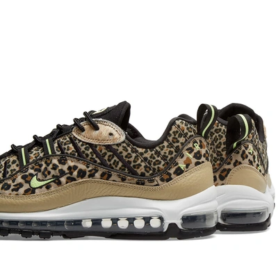 Nike Air Max 98 Leopard Print Sneakers In Brown | ModeSens