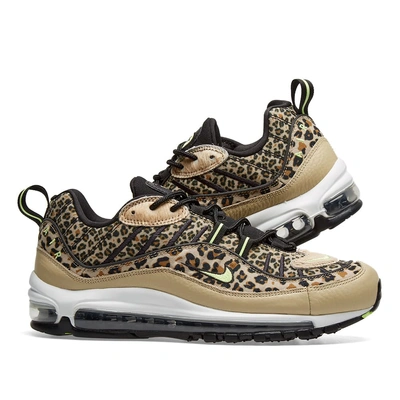 Nike Air Max 98 Leopard Print Sneakers In Brown | ModeSens