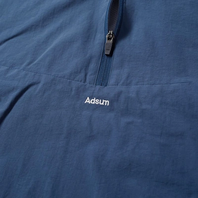 Shop Adsum Uc Popover Jacket In Blue