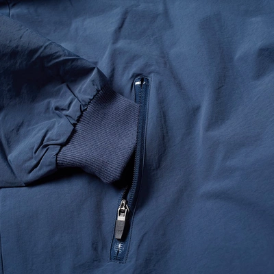 Shop Adsum Uc Popover Jacket In Blue