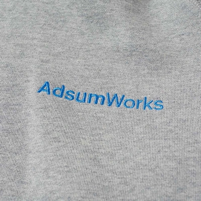 Shop Adsum Works Hoody In Grey