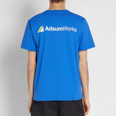 Shop Adsum Works Tee In Blue