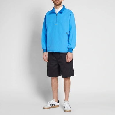 Shop Adsum Uc Popover Jacket In Blue