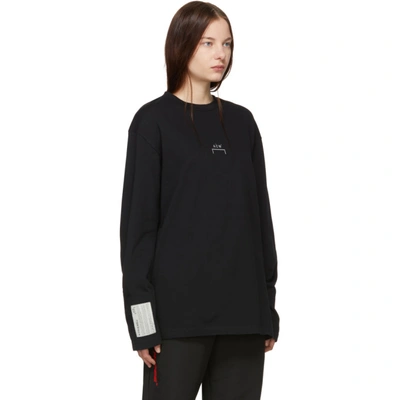 Shop A-cold-wall* Black Bracket Long Sleeve T-shirt In Sc1 1 Black