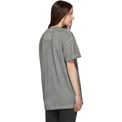 Shop A-cold-wall* Grey Bracket T-shirt In C437 Slate