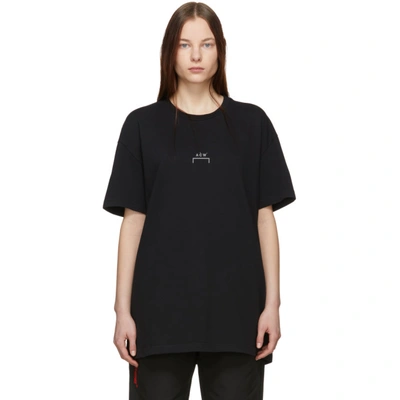 Shop A-cold-wall* Black Bracket T-shirt In Sc1 1 Black