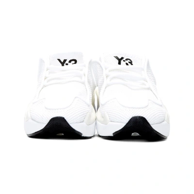 Shop Y-3 White Ren Sneakers
