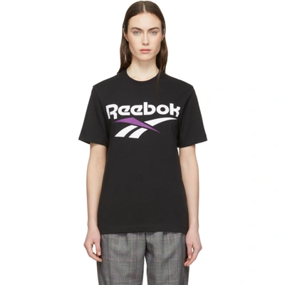 Shop Reebok Classics Black Vector T-shirt