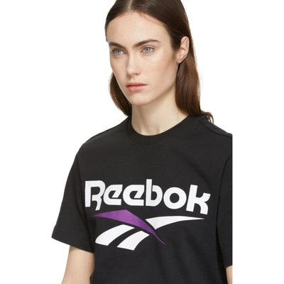 Shop Reebok Classics Black Vector T-shirt