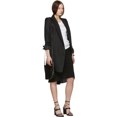 Shop Ann Demeulemeester Black Francis Blazer