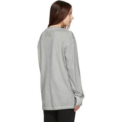 Shop A-cold-wall* Grey Bracket Long Sleeve T-shirt In C444 Pale G