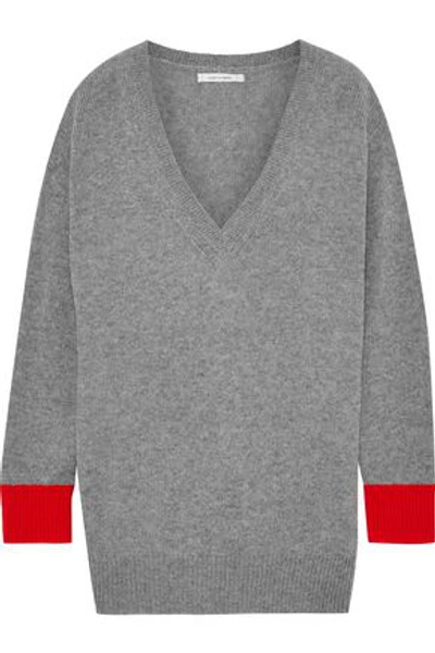 Shop Chinti & Parker Chinti And Parker Woman Mélange Cashmere Sweater Gray