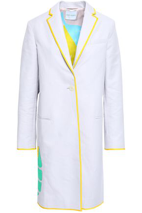Mira Mikati C X Woman Embroidered Cotton Jacket Off White In Stone Modesens