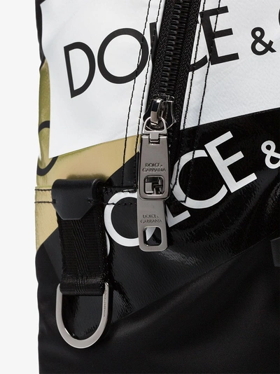 Shop Dolce & Gabbana Rucksack Mit Logo-patch In Black