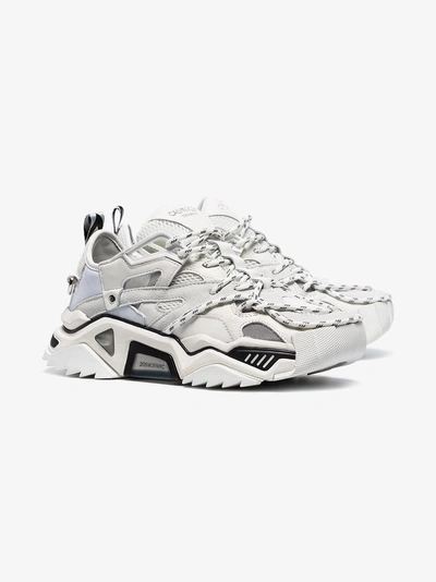 Shop Calvin Klein 205w39nyc 'strike' Sneakers In 114 - White