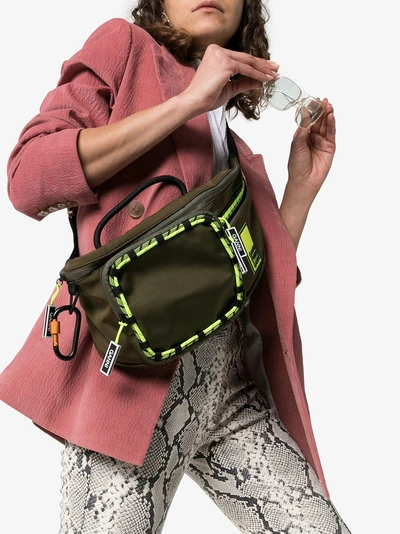 Ganni Oversized Azalea Belt Bag In Green | ModeSens