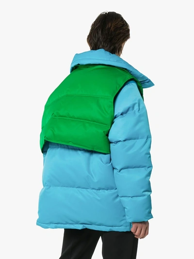 Calvin Klein 205w39nyc Oversized Quilted Shell Down Jacket With Detachable  Gilet In Blue | ModeSens