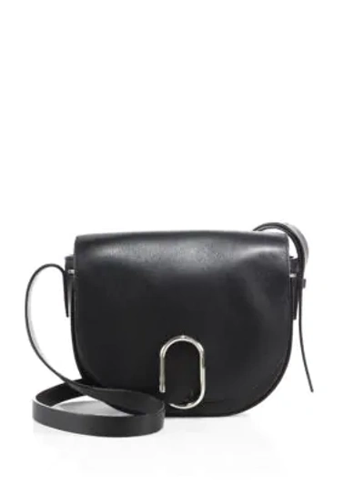 Shop 3.1 Phillip Lim Alix Leather Saddle Bag In Black