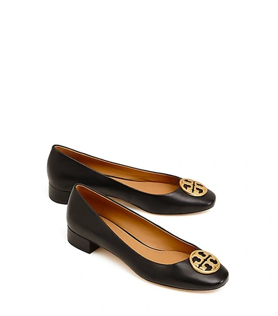 Shop Tory Burch Chelsea Heeled Ballet Flat In Perfect Black