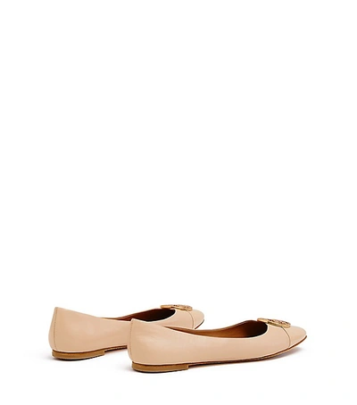 Shop Tory Burch Chelsea Cap-toe Ballet Flat In Goan Sand / Goan Sand