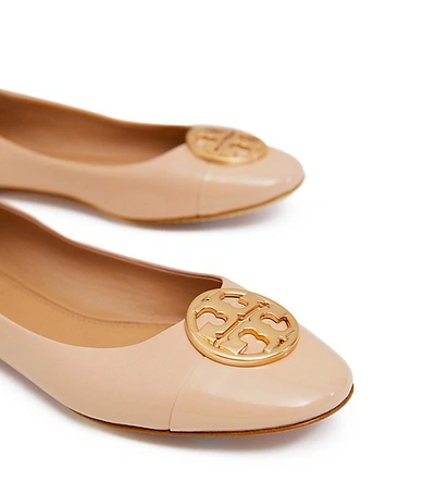 Shop Tory Burch Chelsea Cap-toe Ballet Flat In Goan Sand / Goan Sand