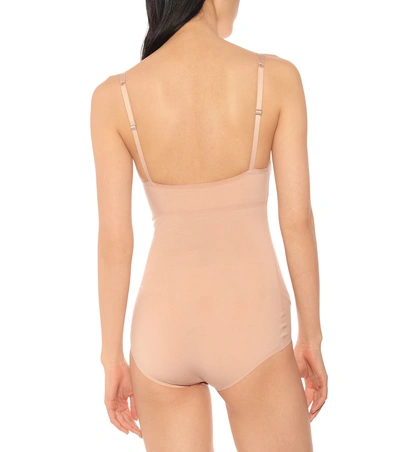 Shop Wolford 3w Forming Bodysuit In Pink