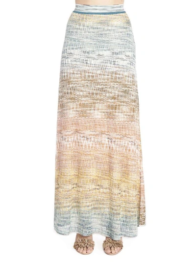 Shop Missoni Lamè Maxi Skirt In Multi