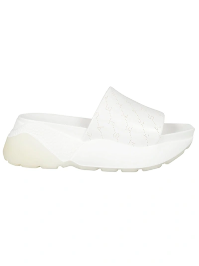 Shop Stella Mccartney Elypse Sliders In White