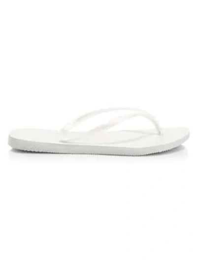 Shop Havaianas Sand Basic Slim Flip-flops In White