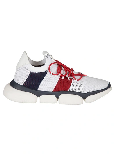 Shop Moncler Perforated Sneakers