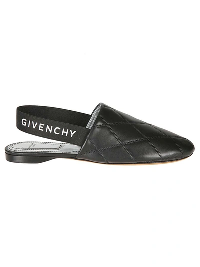 Shop Givenchy Quilted Mules In Black