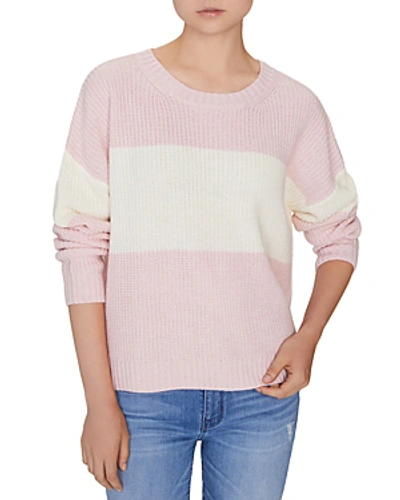 Shop Sanctuary Billie Color-block Sweater In Heather Cherry Block