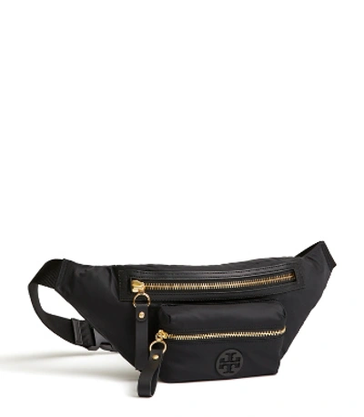 Tory Burch Tilda Nylon Belt Bag - Black In Black/gold | ModeSens