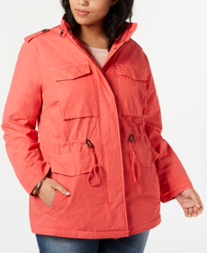 levi's plus size utility jacket