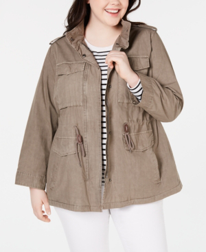 levi's plus size utility jacket