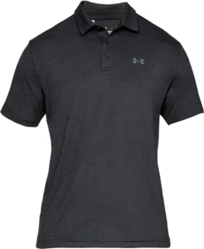Shop Under Armour Men's Playoff Polo In Black