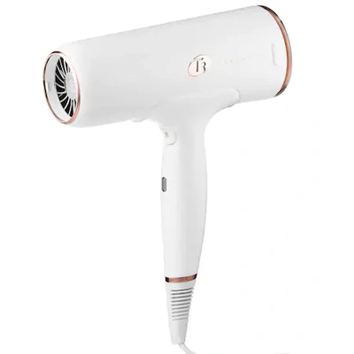 Shop T3 Cura Luxe Professional Ionic Hair Dryer With Auto Pause Sensor White/rose Gold
