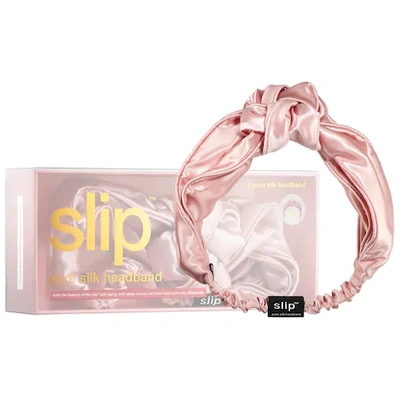 Shop Slip Pure Silk Headband Pink