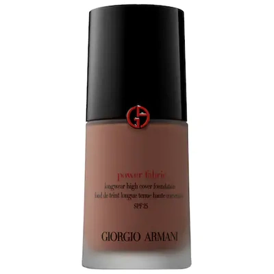 Shop Giorgio Armani Beauty Power Fabric Longwear High Cover Foundation Spf 25 15 1 oz/ 30 ml