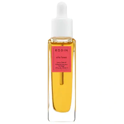 Shop Rodin Olio Lusso Luxury Face Oil- Geranium & Orange Blossom Mini 0.5 oz/ 15 ml