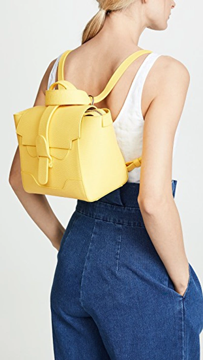 Shop Senreve The Mini Maestra Bag In Lemon