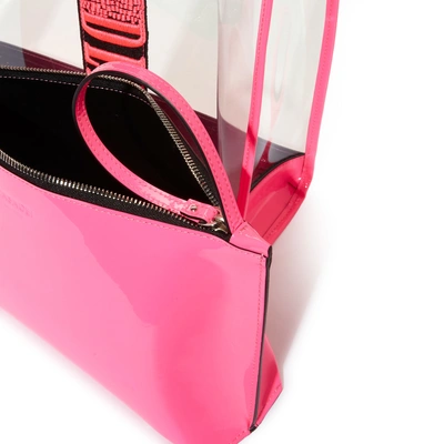 Shop Casadei Shopping Bag Logomania In Pink