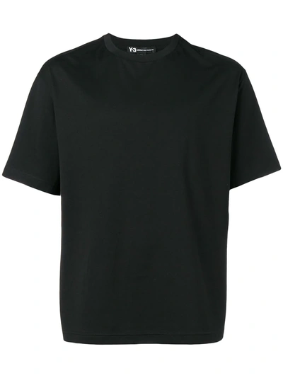 Shop Y-3 Logo Print T-shirt - Black
