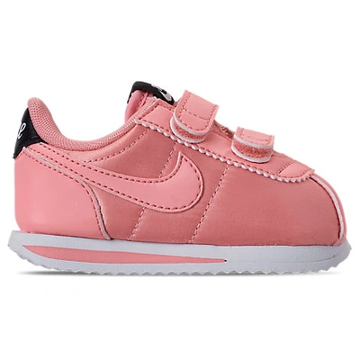 Nike Girls' Toddler Cortez Basic Textile Casual Shoes In Pink Size 10.0  Leather | ModeSens