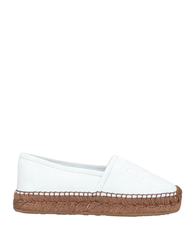 Shop Dolce & Gabbana Espadrilles In White