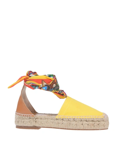 Shop Dsquared2 Espadrilles In Yellow
