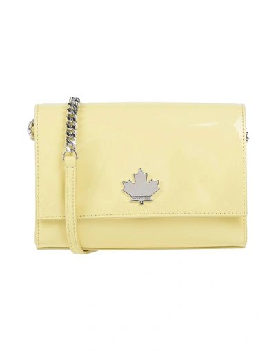Shop Dsquared2 Cross-body Bags In Light Yellow