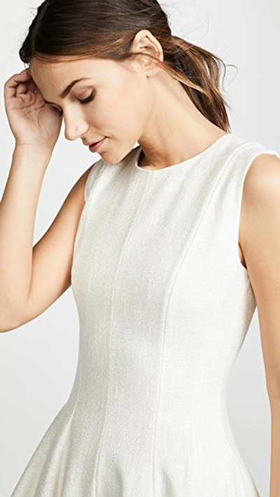 Shop Theory Peplum Dress In Rice