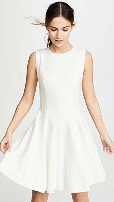 Shop Theory Peplum Dress In Rice