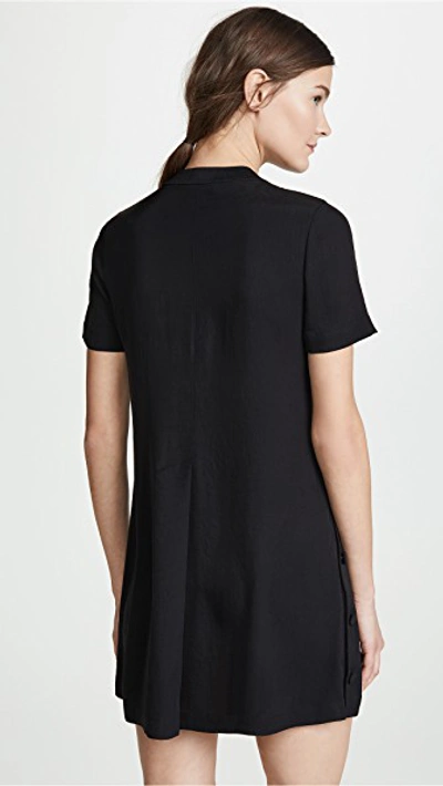 Shop Rag & Bone Aiden Tee Shirt Dress In Black